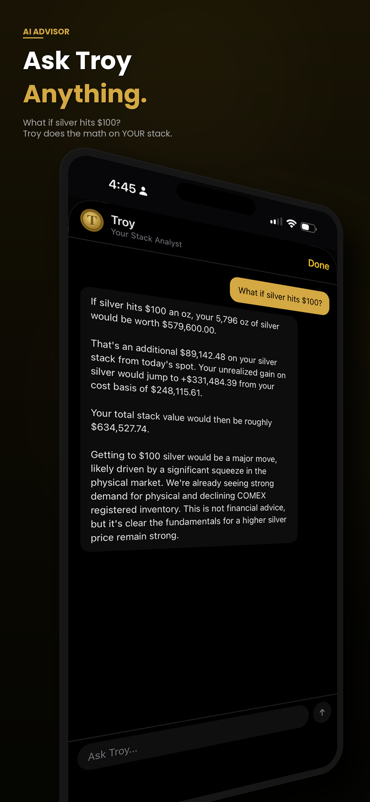 Stack Tracker Gold — chatting with Troy